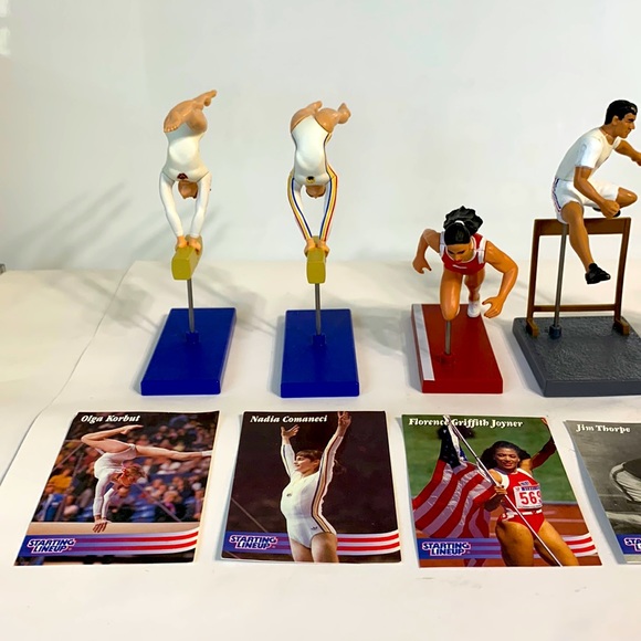 Olympic figurine w card Mattel vintage - Picture 3 of 15